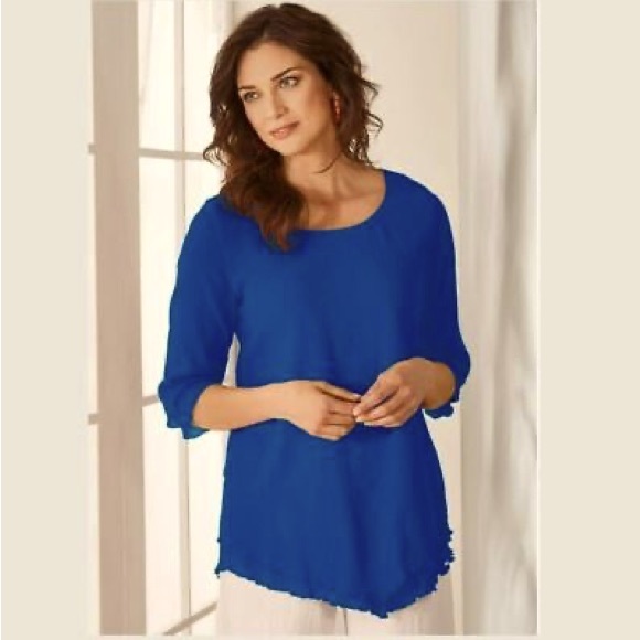 Soft Surroundings Tops Soft Surroundings Siesta Key Tunic Gauze